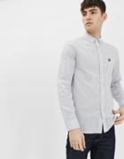 Lyle & Scott Ls Cotton Linen Shirt - Blue