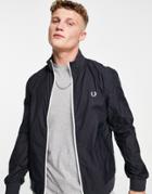 Fred Perry Lightweight Ripstop Jacket In Navy