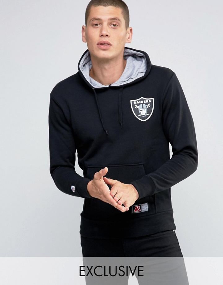 Majestic Raiders Hoodie Exclusive To Asos - Black