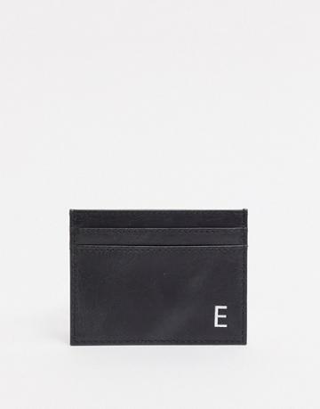 Peter Werth E Leather Card Holder-black