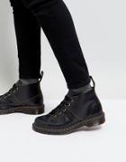 Dr Martens Church Monkey Lace Up Boots In Black - Black