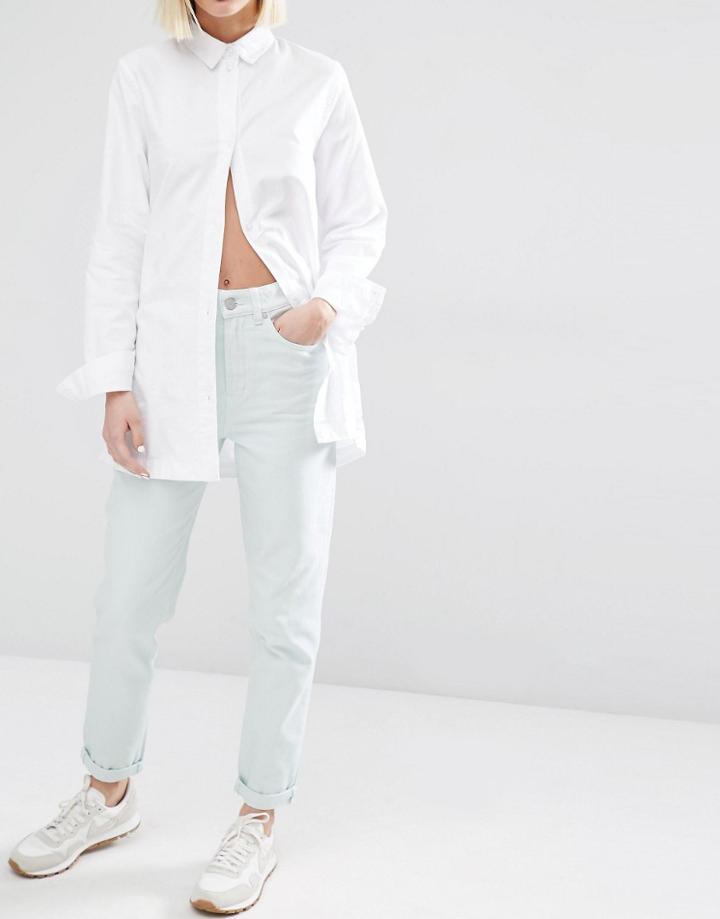 Waven Elsa Mom Jeans - Pale Mint