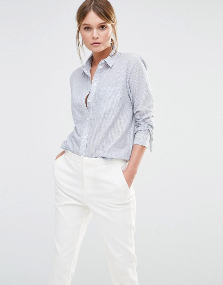 Oasis Fine Stripe Shirt - Multi