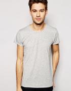 Selected Tri Marl T-shirt - Gray