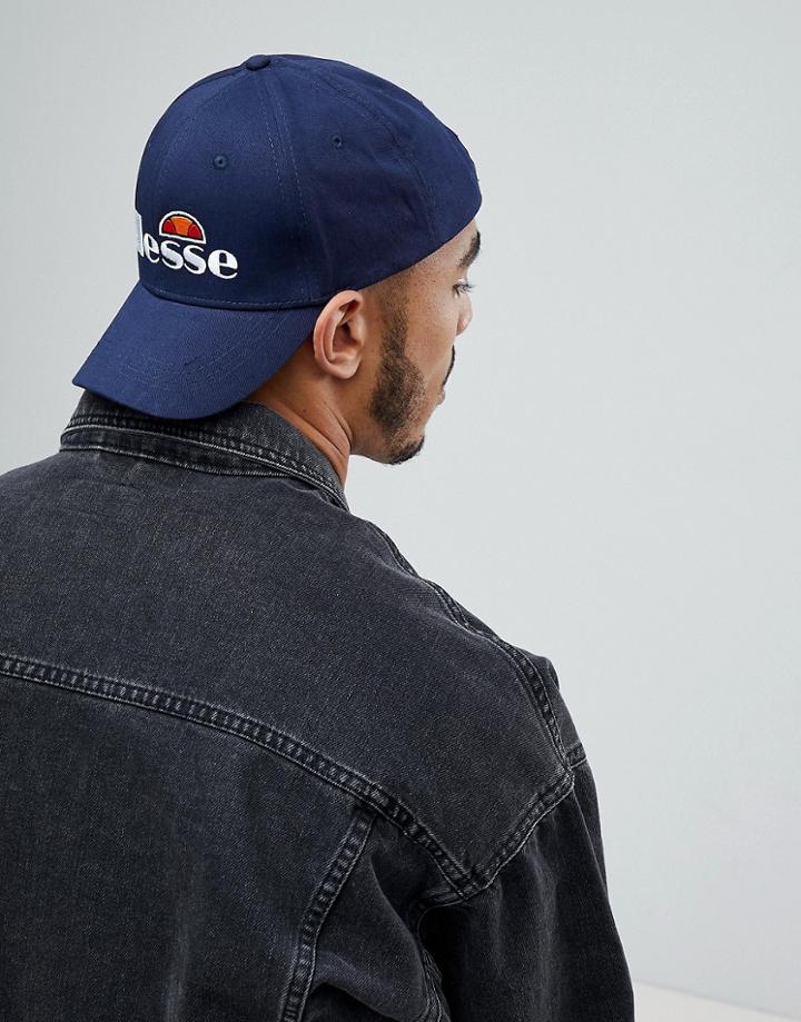 Ellesse Snapback Cap With Logo In Navy - Navy