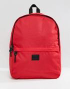 Asos Design Backpack In Red - Red
