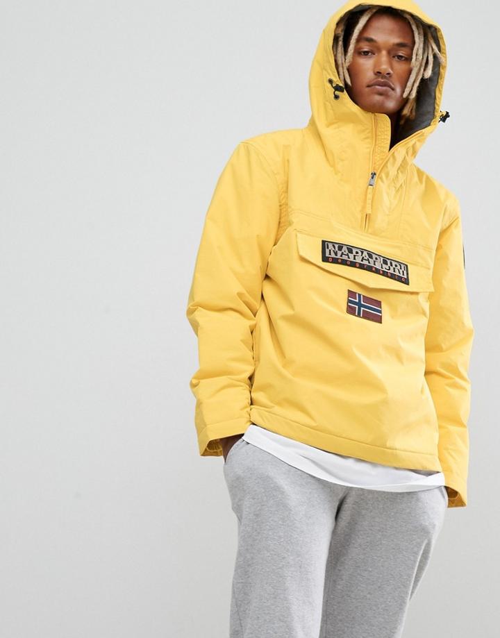 Napapijri Rainforest Winter 1 Jacket In Yellow - Yellow
