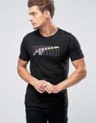 Puma Lux Logo T-shirt In Black 83836301 - Black