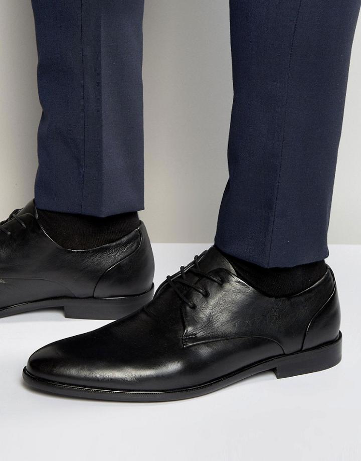 Aldo Kaoadia Leather Derby Shoes - Black