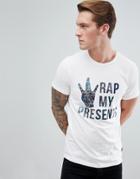 Jack & Jones Originals T-shirt With Holidays Graphic - White