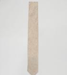 Heart & Dagger Tie In Linen - Stone