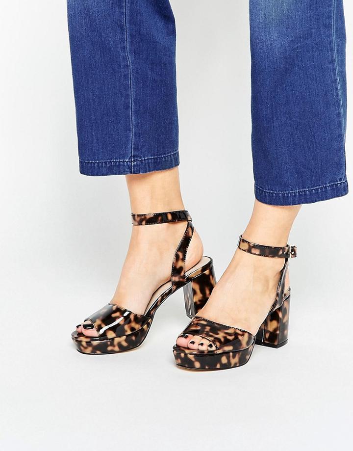Asos Hysteria Heels - Tortoise