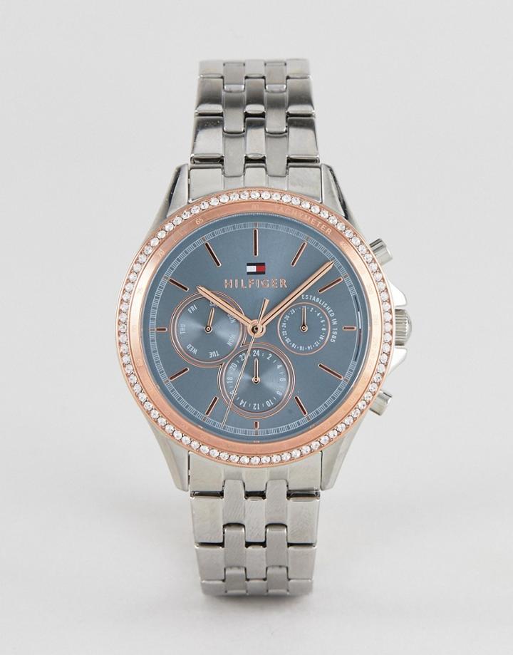 Tommy Hilfiger Ari Bracelet Watch In Silver 40mm - Silver