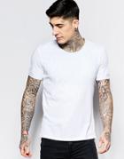 Sisley T-shirt With Raw Edges - White