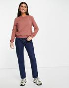 Only Kimberly Joyce Long Sleeve Sweatshirt In Withered Rose-pink