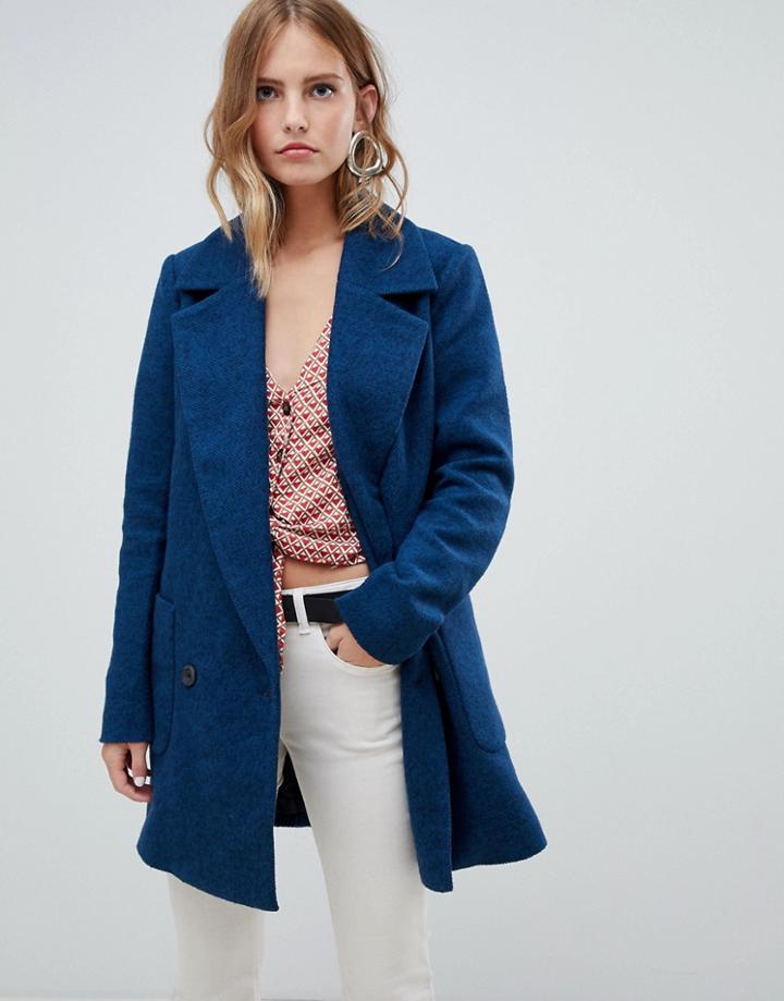 Only Oversized Blazer Coat - Navy