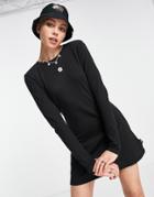 Vans X Sandy Liang Pointelle Dress In Black