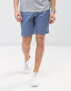 Mango Man Chino Shorts In Blue - Navy