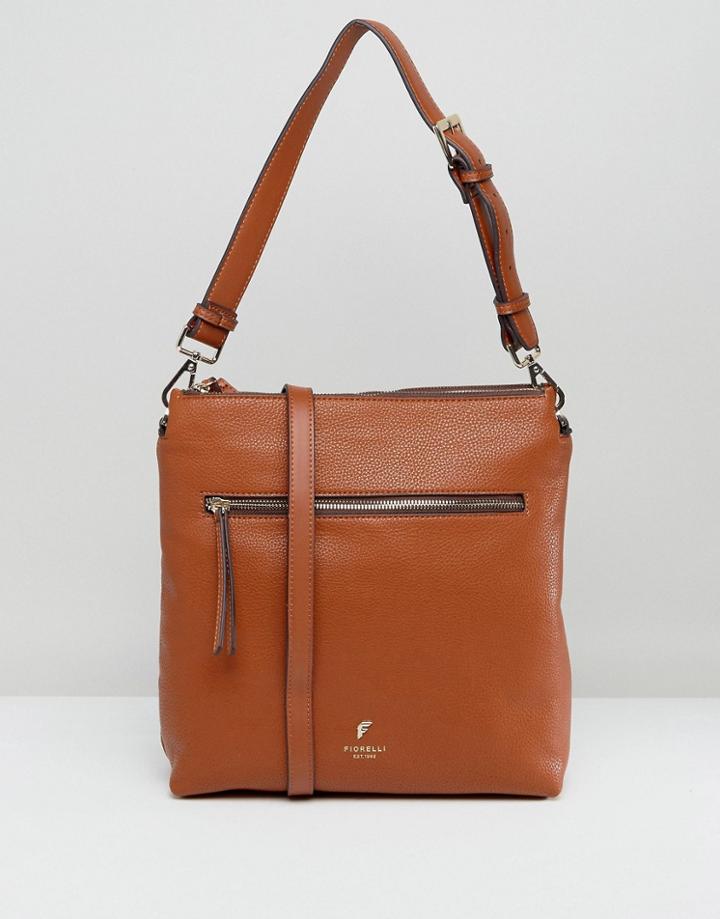 Fiorelli Elliot Satchel Shoulder Bag - Tan