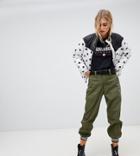 Reclaimed Vintage Revived Cargo Jogger With Tipped Cuff-green