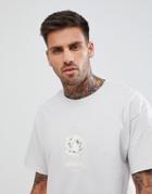 New Look T-shirt With Brooklyn Rose Print In Gray - Gray