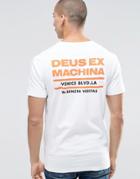 Deus Ex Machina T-shirt With No.1 Logo And Back Print - White