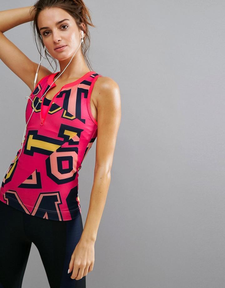 Adidas X Stella Sport College Tank Tank - Pink
