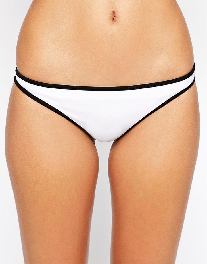 Asos Mix And Match Contrast Micro Brazilian Bikini Bottom - Multi