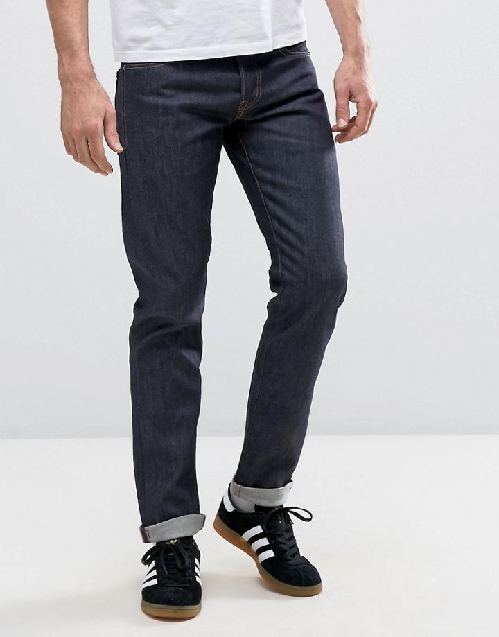 Jack & Jones Intelligence Jeans In Slim Fit Selvage Denim - Blue
