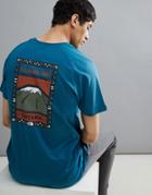 The North Face North Faces T-shirt Kilimanjaro Back Print In Blue - Blue