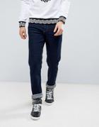Versace Jeans With Tiger Logo In Slim Fit - Blue