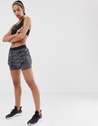 Nike Air Shorts With Underlayer In Gray