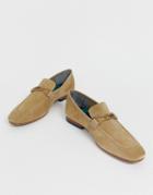 Ted Baker Siblac Loafers In Beige Suede