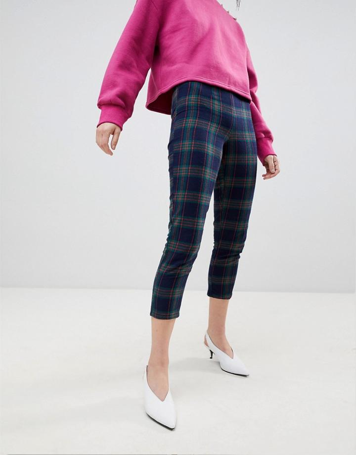 Unique 21 Brushed Plaid Pants-multi