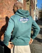 Dickies Ruston Back Print Hoodie In Jade Green