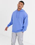 Asos Design Lightweight Oversized Hoodie In Lilac-purple