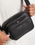 Tommy Hilfiger Casual Reporter Cross Body Bag In Black