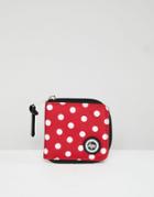 Hype Red Polka Dot Zip Purse - Red