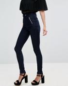 Goldie Ride The Storm High Waisted Stretch Skinny Jeans - Blue