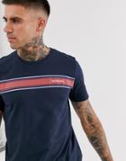 Jack & Jones Originals T-shirt With Brand Panel Logo-navy