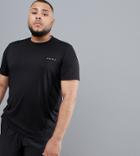 Asos 4505 Plus T-shirt With Quick Dry In Black - Black