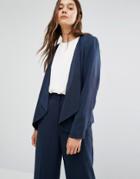 Selected Dusa Blazer With Zip Pockets - Navy