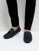 Kurt Geiger London Matthew Nubuck Loafers In Navy - Navy