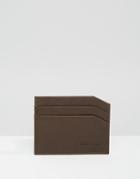 Royal Republiq Fuze Leather Cardholder In Brown - Brown