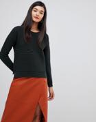 French Connection Sunday Scoop Neck Sweater-green