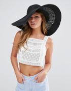 New Look Oversized Floppy Hat - Black