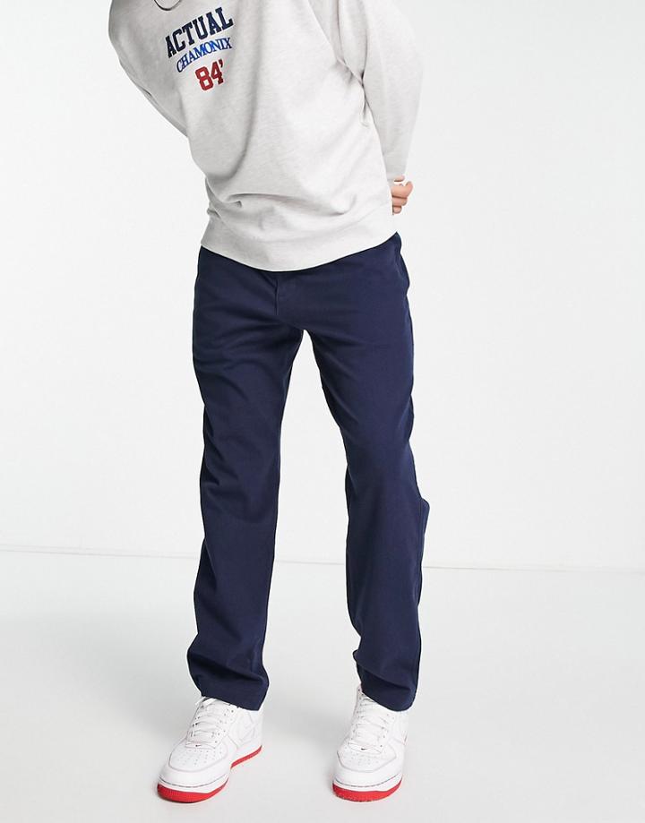 Levi's Slim Taper Cargo Chino In Navy