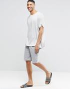 Asos Loungewear Jersey Shorts In Gray - Gray