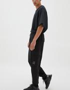Pull & Bear Oversized Sweatpants With Pockets In Black