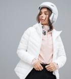 The North Face Womens Moonlight Down Jacket In White - White